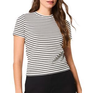 Spanx® Womens  Ss Crewneck T-Shirt